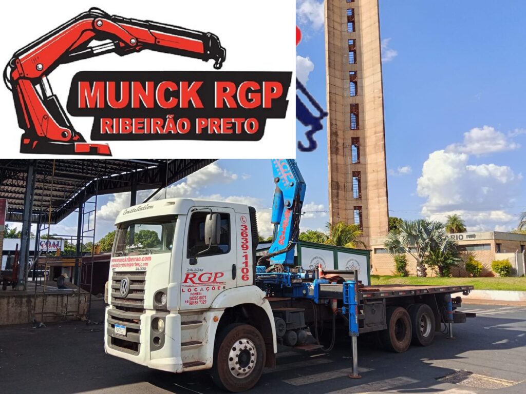 Munck Ribeirão Preto quando se trata de transporte pesado e movimentação